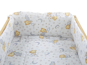 Aparatoare Laterala MyKids Teddy Stelute Gri 120x60