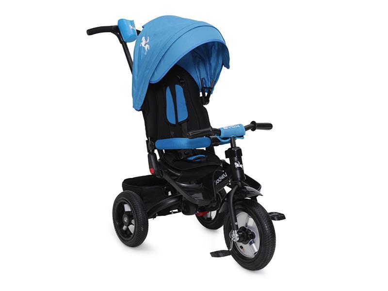 Tricicleta Copii Moni Jockey Albastru
