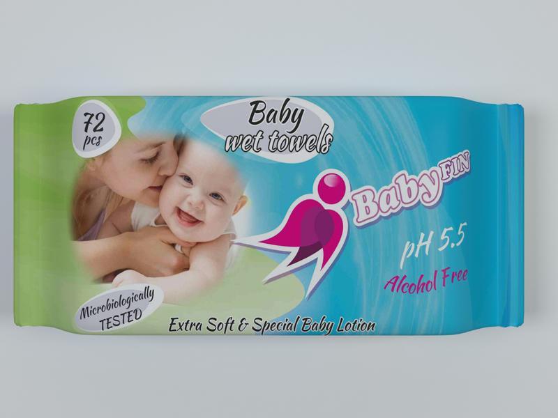 Servetele Umede Copii Baby Fin 72 Buc