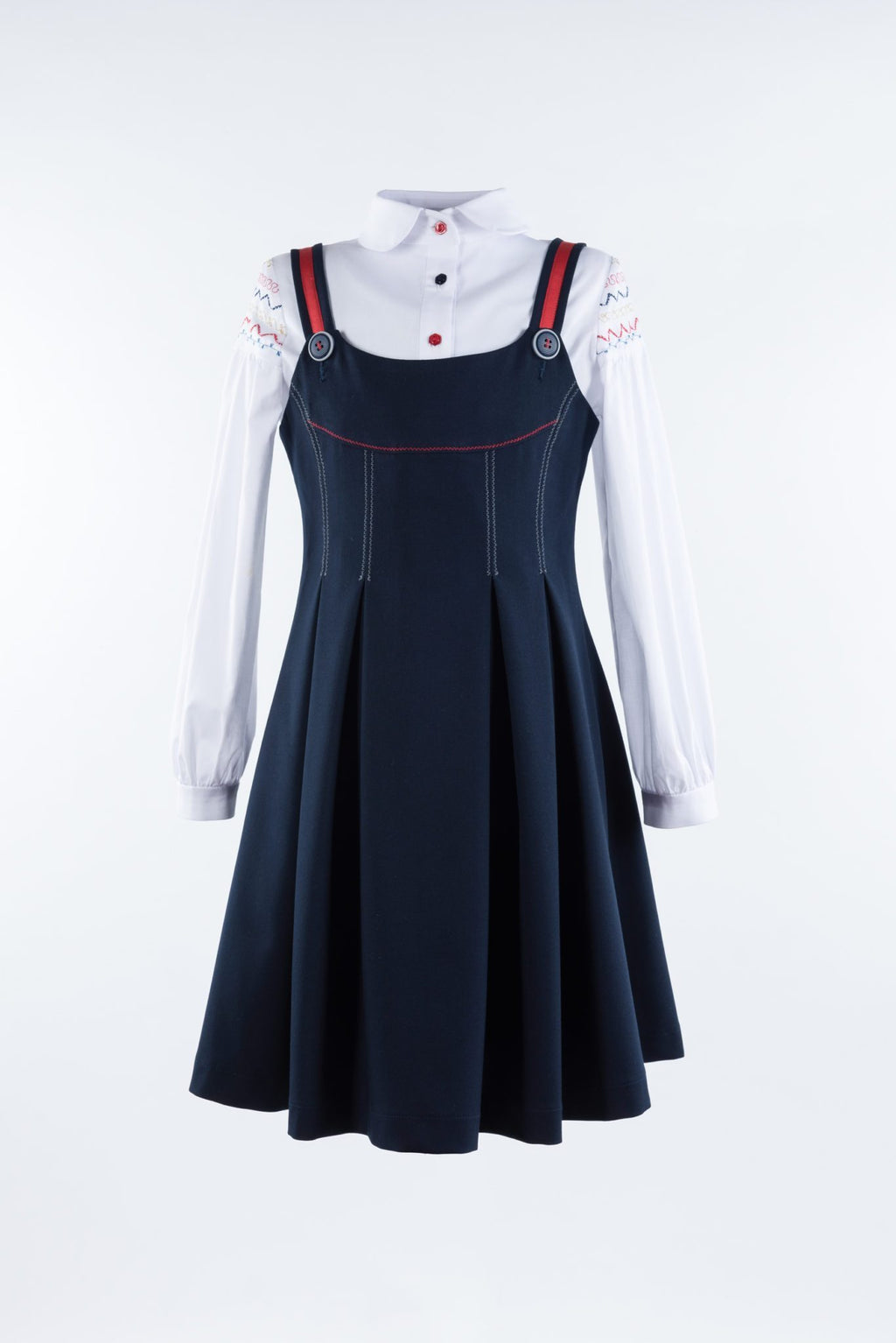 Sarafan Red Stripes