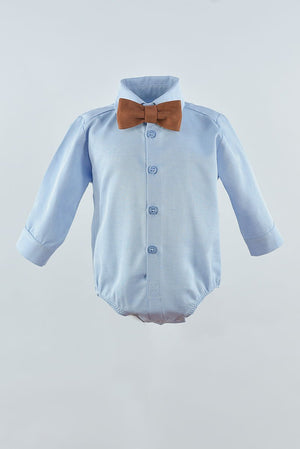 Compleu botez Little Tailor Terracotta