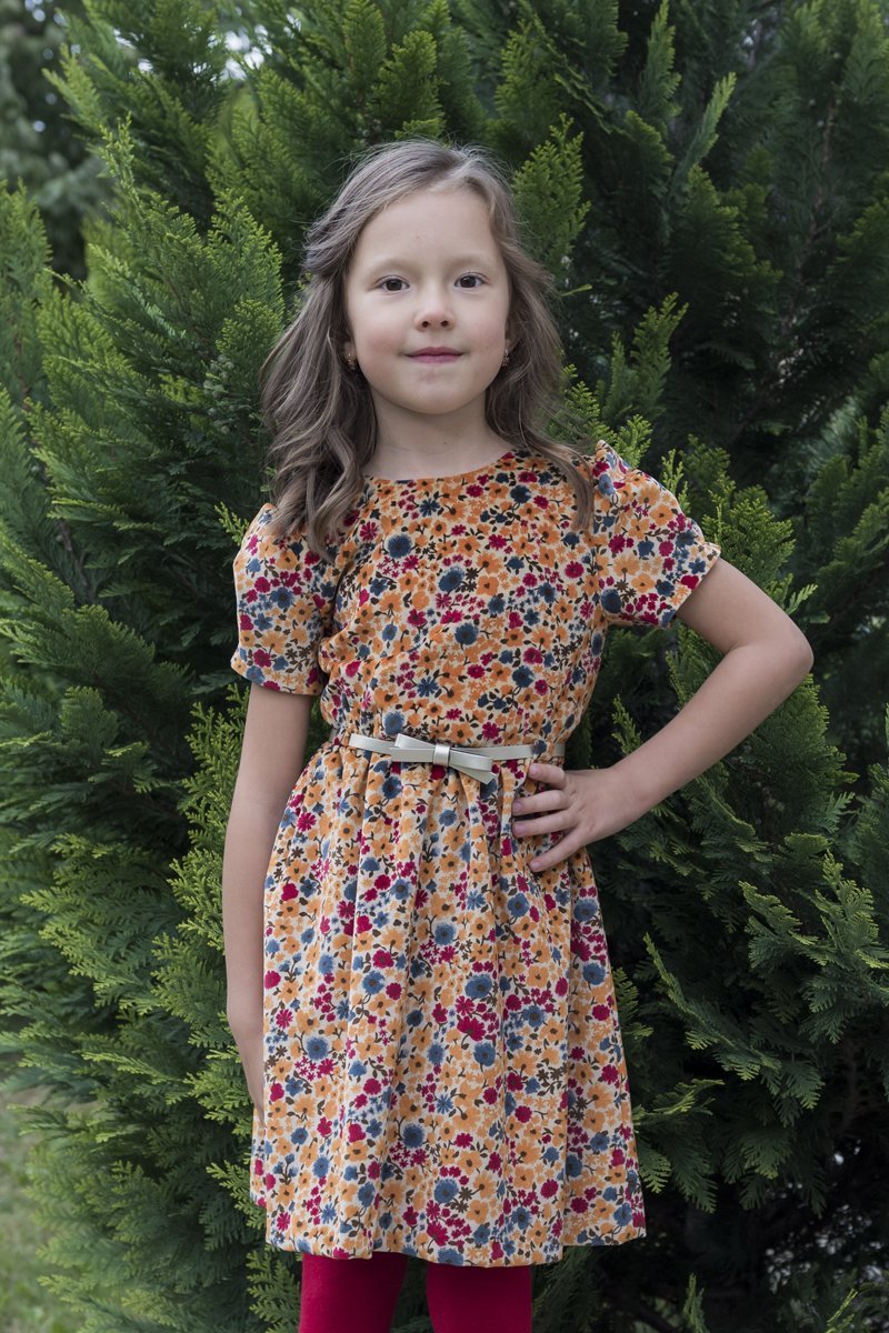 Rochie catifea Petite Fleur