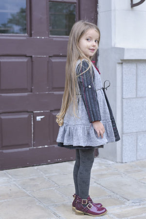 Vesta blana fete Soft Grey