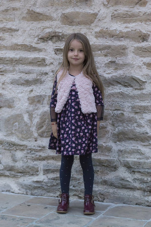Vesta blana Pink Fluffy