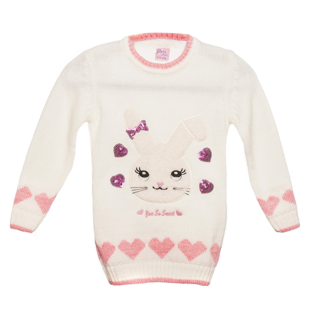 Bluza fete White Bunny