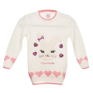 Bluza fete White Bunny