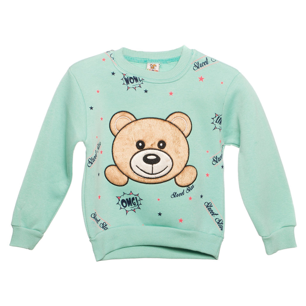 Bluza baieti Teddy Turcoaz