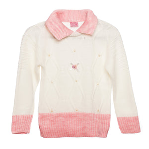 Bluza fete White and Pink