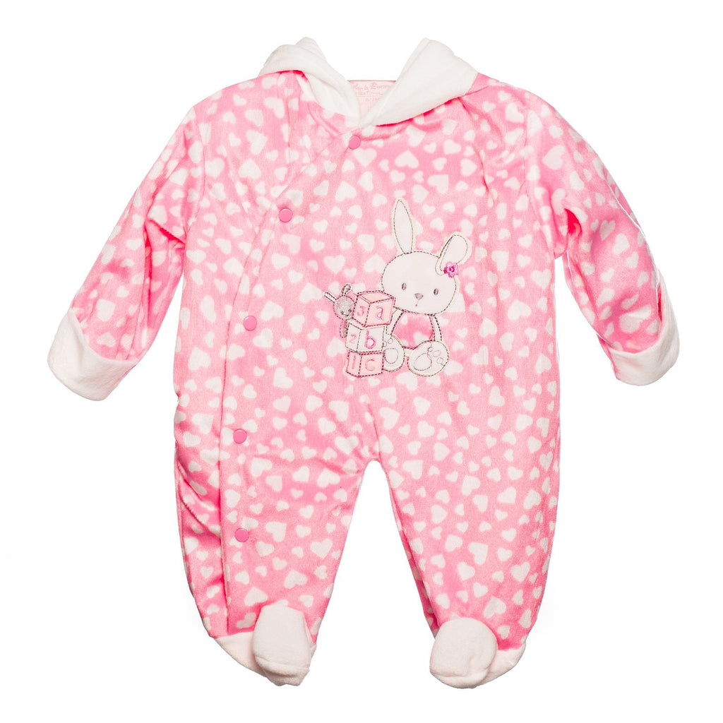 Salopeta Fetite Pink Rabbit