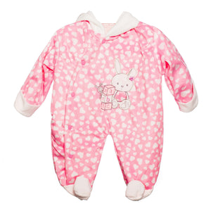 Salopeta Fetite Pink Rabbit