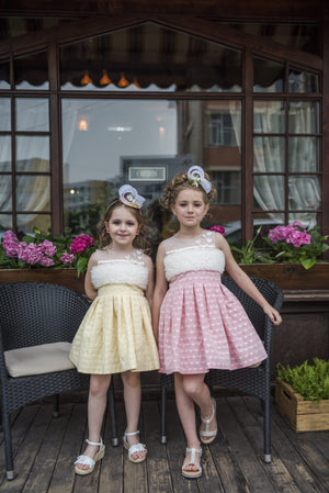 Rochie Yellow Hearts