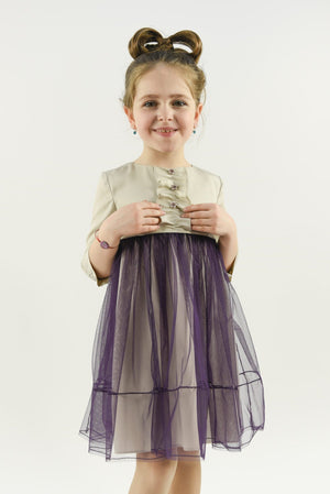 Rochie Purple and Gold