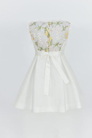 Rochie White Bouquet