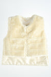 Vesta blana fete Beige Fluffy