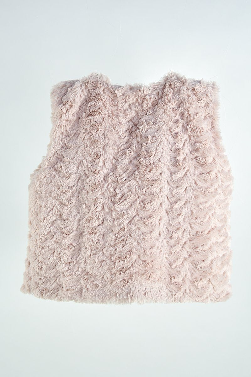 Vesta blana Pink Fluffy