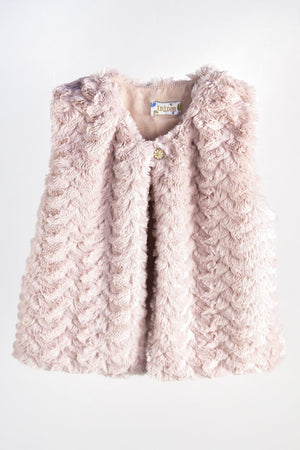 Vesta blana Pink Fluffy