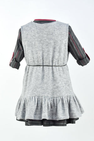Vesta blana fete Soft Grey