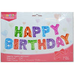 Baloane de aluminiu Happy Birthday - Set 13