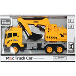 Camion cu excavator in cutie