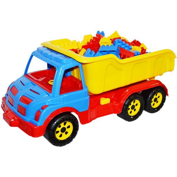 CAMION PLASTIC 60 CM + 80 CUBURI - ROBENTOYS