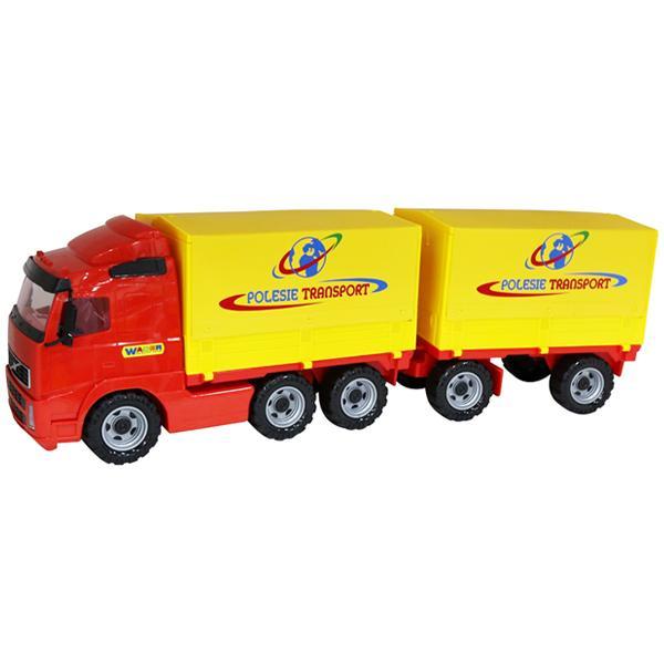 Camion cu remorca si prelata POWERTRUCK 78cm - WADER