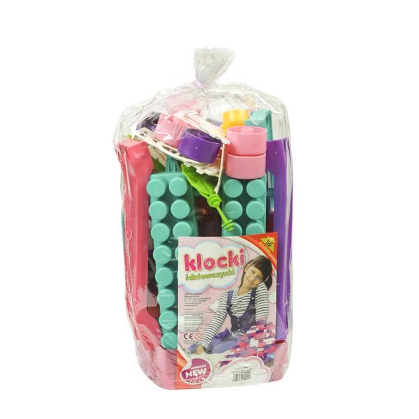 Cuburi constructii Maxi 60 pcs pentru fetite