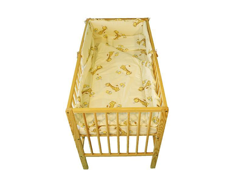Lenjerie MyKids Mini Giraffe Crem 4+1 Piese 140x70