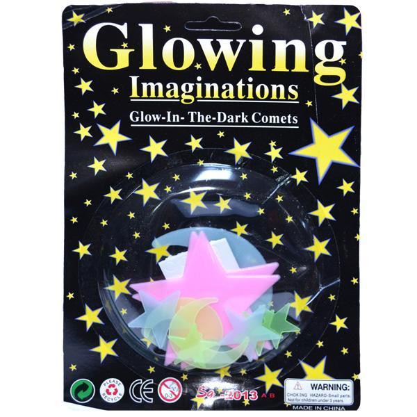 Figurine fosforescente medii pe placa