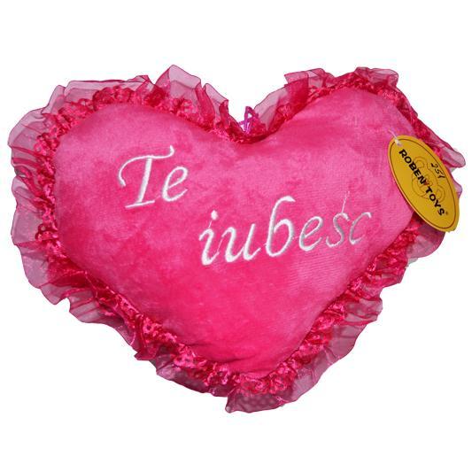 Inimioara de plus medie "Te iubesc"