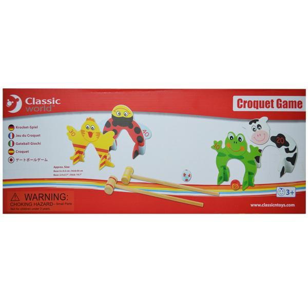 Jucarie de lemn Croquet Game