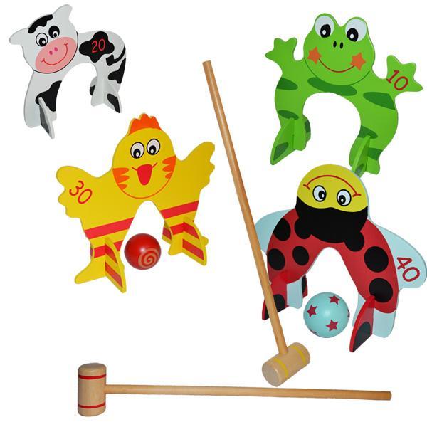 Jucarie de lemn Croquet Game