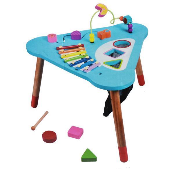 Masuta bebe de lemn cu accesorii