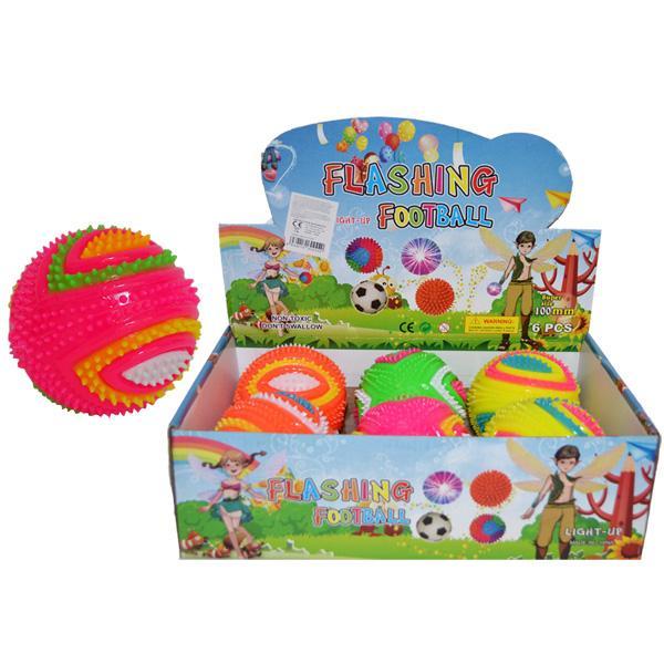 Minge cauciuc cu led si chitaitoare 10 cm