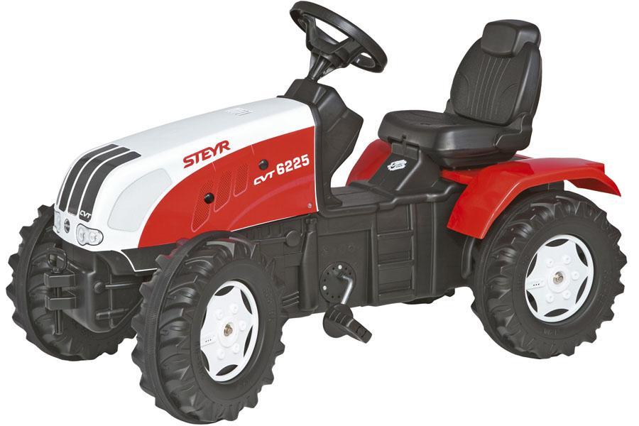 Tractor Cu Pedale Copii ROLLY TOYS 035304 Alb Rosu