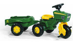 Tractor Cu Pedale Si Remorca Copii ROLLY TOYS 052769 Verde
