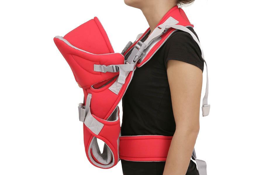 Marsupiu Bebe Si Copii CANGAROO Carry-Go Rosu