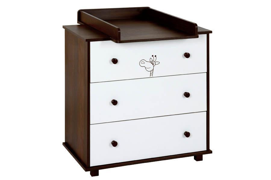 Comoda Copii De Infasat KLUPS SAFARI GIRAFFE Wenge