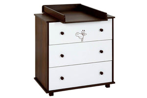 Comoda Copii De Infasat KLUPS SAFARI GIRAFFE Wenge