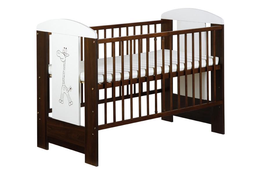 Patut SAFARI GIRAFFE WENGE KLUPS Din Lemn Pentru Copii