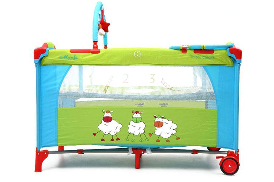 Patut Pliant Bebe MONI Happy Baby Triple Chicks