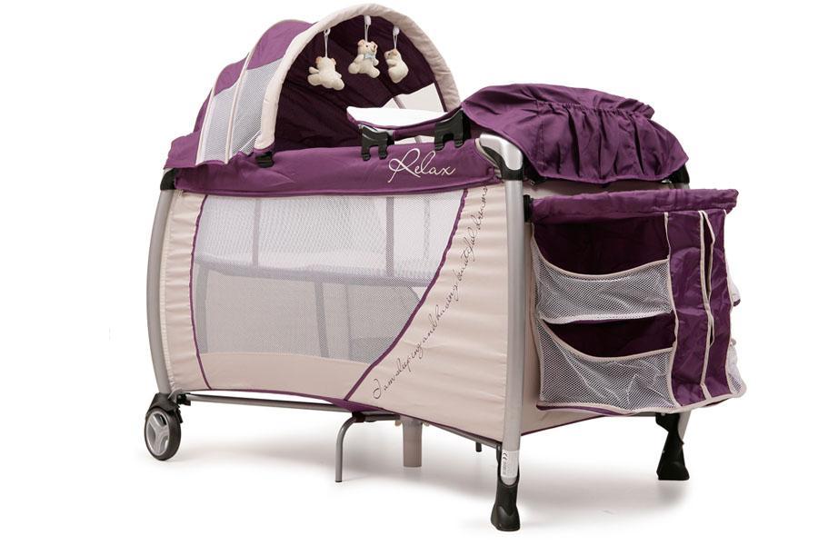 Patut Pliant Bebe CANGAROO Relax Purple