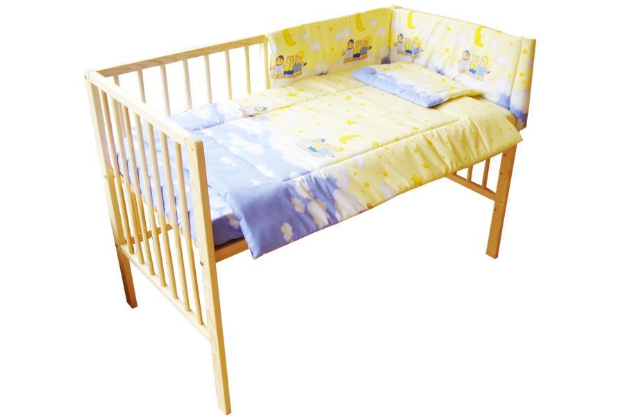 Lenjerie MyKids Teddy Norisori Albastru 4 Piese 120x60