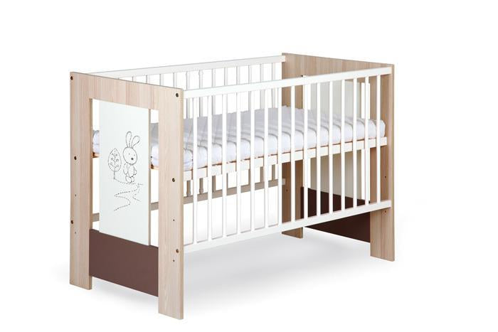 Patut Copii Din Lemn KLUPS LITTLE BUNNY Capuccino