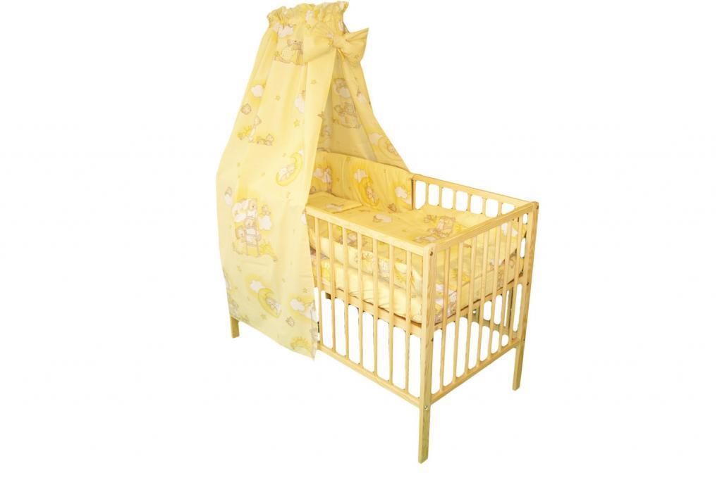 Lenjerie MyKids Teddy Scarita Galben 5 Piese 120x60