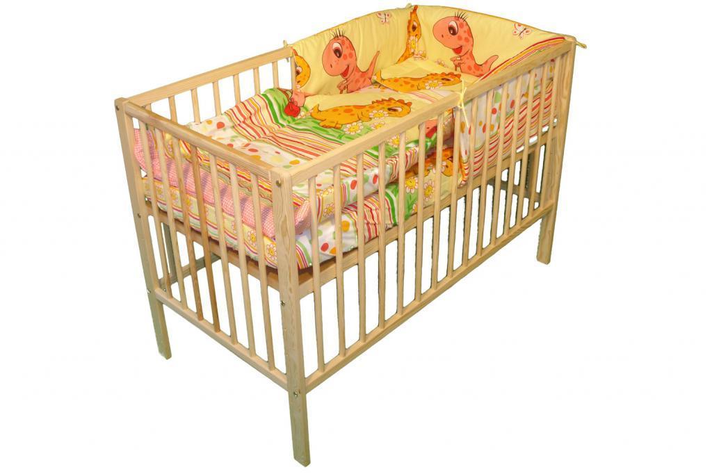 Lenjerie MyKids Dino Roz 5 Piese 120x60