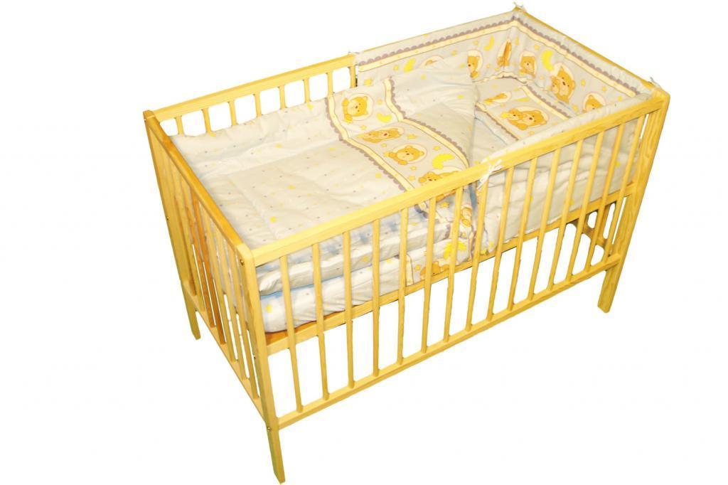 Lenjerie MyKids Teddy Night Albastru 5 Piese 120x60