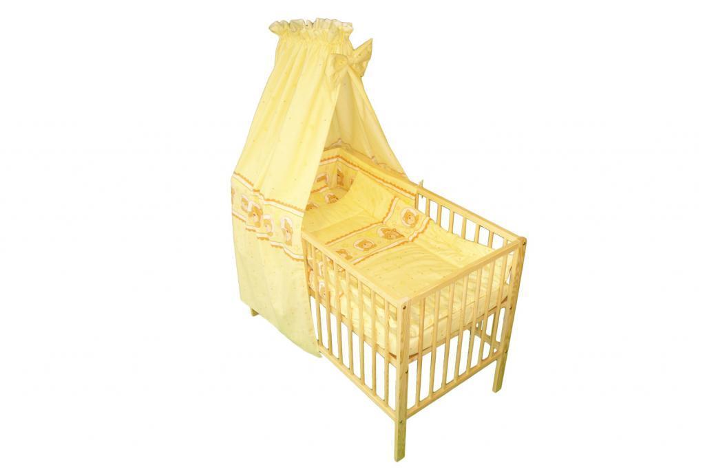 Lenjerie MyKids Teddy Night Galben 5 Piese 120x60