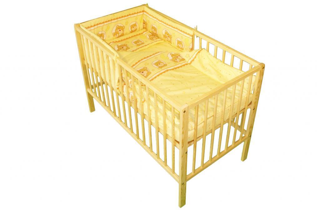 Lenjerie MyKids Teddy Night Galben 5 Piese 120x60