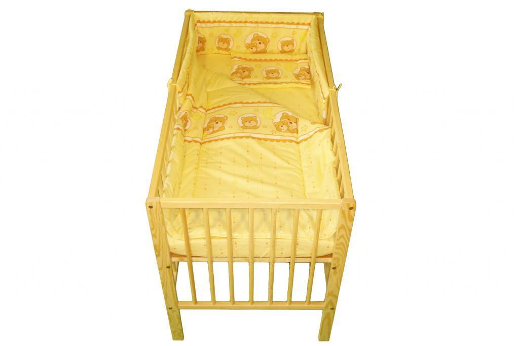 Lenjerie MyKids Teddy Night Galben 5 Piese 120x60