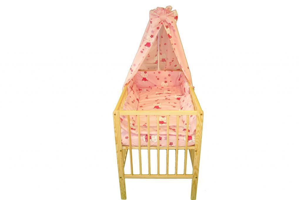 Lenjerie MyKids Little Cat Roz 5 Piese 120x60